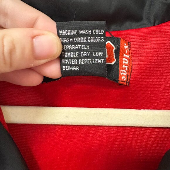 Vintage Flip Skateboards Jacket Black Red Light Jacket 90s Skater Size XL - Picture 9 of 13